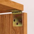 Drop Leaf Hinges For Straight Edges Yellow Zinc-plated 