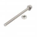 Uxcell M3x45mm 304 Stainless Steel Phillips Pan Head Bolt Screw Nut W Washer 18 Sets