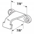 Prime-line Ep 22499 Sash Lock Keeper Steel Construction 7 8 In Low Profile Painted Single Pack
