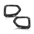Front Headlight Molding Pair Black For Chevy Trailblazer 2021 2023 Without Rs Driver And Passenger Side Replaces 42856119 