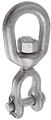 Indusco 86300076 Hot Dipped Drop Forged Galvanized Steel Jaw And Eye Swivel 7200 Lbs Working Load Limit 3 4 Trade 3-1 2 