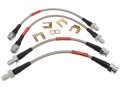 1963-1982 Corvette Stainless Steel Braided Brake Hose Set Of 4