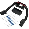 Zreneyfex 12pcs Vcm Muzzler Harness Disable Kit Complete With Plug Resistors Replacement For Honda Acura 2013-up Accord 2008-up 