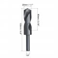 Uxcell 28mm Reduced Shank Drill Bit Hss 6542 Black Oxide With 1 2 Inch Straight