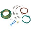 Bx8869 Tail Light Wiring Kit Universal Tow Lighting Solution With 4 Flat Harness 40 Watt Bulbs And Sockets For Rv Towing Setup