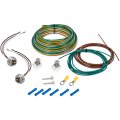 Bx8869 Tail Light Wiring Kit Universal Tow Lighting Solution With 4 Flat Harness 40 Watt Bulbs And Sockets For Rv Towing Setup 