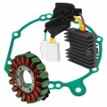 Stator Coil Regulator Rectifier Gasket Set Compatible With For Honda Cbr1000 Cbr1000rr Fireblade 2004-2005 Oem 31120-mel-013