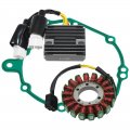 Stator Coil Regulator Rectifier Gasket Set Compatible With For Honda Cbr1000 Cbr1000rr Fireblade 2004-2005 Oem 31120-mel-013