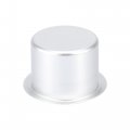 X Autohaux Aluminum Alloy Bottle Cup Drink Holder Insert Matte Silver Tone For Marine Boats Rvs