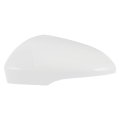 Car Rear View Left Driver Side Mirror Cover Cap Replacement White For Ford Fusion 2013-2019 Fits W Turn Signal Models Guard 