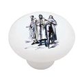 Knight Templar Decorative High Gloss Ceramic Drawer Knob 