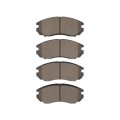 Front Brake Pads For Hyundai Tiburon 2005 2006 2007 2008 Ceramic Friction Material Mechanical Pad Wear Sensor 5000 Advanced 