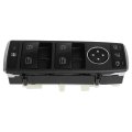 Driver Side Window Switch Master Power With Folding Mirrors For Mercedes Benz C230 C250 C300 C350 C63 Amg E350 E400 E550 E63 
