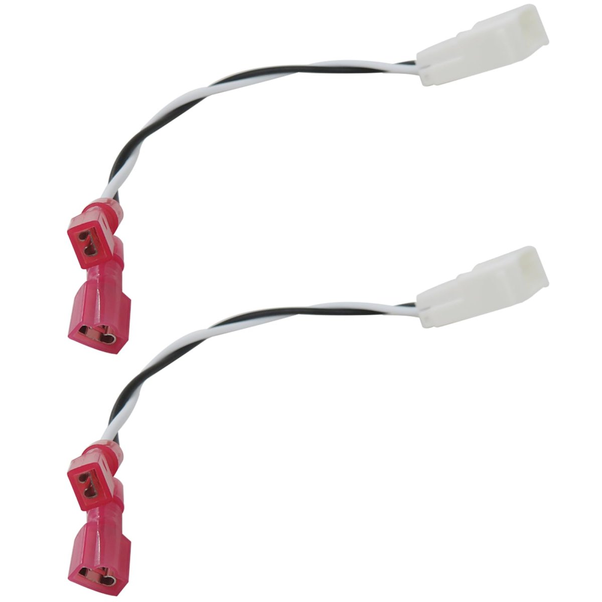 2pcs Front Dash Tweeter Speaker Wiring Harness Adapter Plug For Jeep Gladiator 2019 2022 Commander Compass Cherokee Wrangler