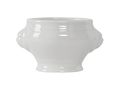 Tuxton Glp-301 Vitrified China Linx Lion Head Soup Tureen 8 Oz Porcelain White Pack Of 12 Oven-microwave-pressure Cooker Safe 