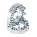 Hex 8x6 5 To 1 Wheel Spacers Adapters 8x1 With 126mm Cb 14x1 5 Studs 2pcs For Chevy Silverado 2500hd 3500hd Gmc Sierra Yukon 