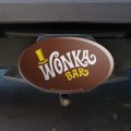 Willy Wonka And The Chocolate Factory Bar Logo Oval Tow Trailer Hitch Cover Plug Insert