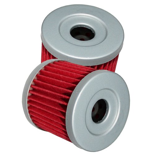 Caltric 2 Pack Oil Filter For Suzuki Ltz400 Lt-z400 Quad Sport 2003 2004 2005 2006 2007 2008 2009