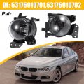 X Autohaux 1 Pair Driving Fog Lights Assembly With Bulbs 63176910791 63176910792 Left Right Lamp Clear Lens For Bmw 5 Series 3