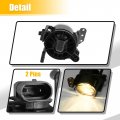 X Autohaux 1 Pair Driving Fog Lights Assembly With Bulbs 63176910791 63176910792 Left Right Lamp Clear Lens For Bmw 5 Series 3
