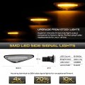 Vipmotoz Amber Led Strip Side Marker Light Front Fender Parking Lamp Replacement For Mazda Rx8 Mx-5 Miata Fiat 124 Spider