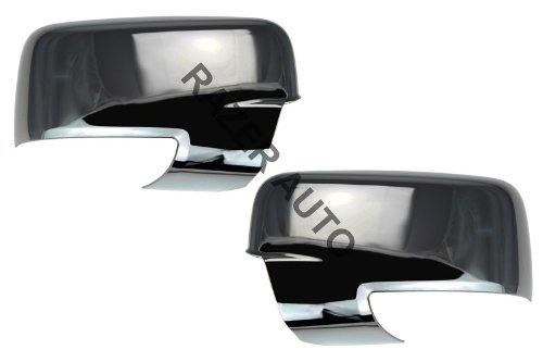 Razer Auto With Turn Signal Black Chrome Mirror Cover For 2009 To 2013 Dodge Ram 1500