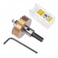 Uxcell 40mm Hss Drill Bit Hole Saw Stainless High Speed Steel Metal Alloy