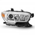For 2016-2023 Toyota Tacoma Sr Sr5 Model Passenger Side Chrome Housing Oe-style Projector Headlight Headlamp Assembly 