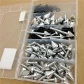 Smt-spike Fairing Windscreen Bolts Kits Compatible With Suzuki Gsxr600 750 1000 Hayabusa Silver B00rueomdk