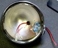 Superior Dixie Distributing 5 1 2 Chrome Headlight Running Spot Light Metal Shell Assembly Spade Wiring 