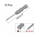 Uxcell 10 Pcs 6mm Ph00 Magnetic Phillips Screwdriver Bits 1 4 Inch Hex Shank 2-inch Length S2 Power Tool