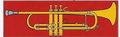 6 5x2 Red Trumpet Vinyl Bumper Magnet Car Magnetic Magnets Music By Stickertalk 