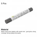 Uxcell Furniture Repair Crayons 5pcs Wood Wax Filler Stick Markers Touch Up For Scratches Holes Tables Desks Wooden Floors