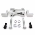 Httmt- Cnc Motorcycle Front Lowering Kit Silver New Compatible With Suzuki Ltr 450 Quadracer Atv P N Mt283-008