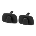 1 Pair Black Interior Roof Insert Hook Hanger Abs Cover Trim For Volvo S90 V90 2017-2021 Xc40 Xc60 2018-2021 Xc90 2016-2021 