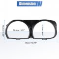 X Autohaux 1 Pair Front Headlight Lamp Bezel Trim Lh Rh Car 68259053ab 68259053aa For Dodge Challenger 2015-2023