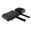 Auto Center Console Armrest Pillow Adjustable Width Storage Box Cup Holder Usb Interface For Vehicles Black Line
