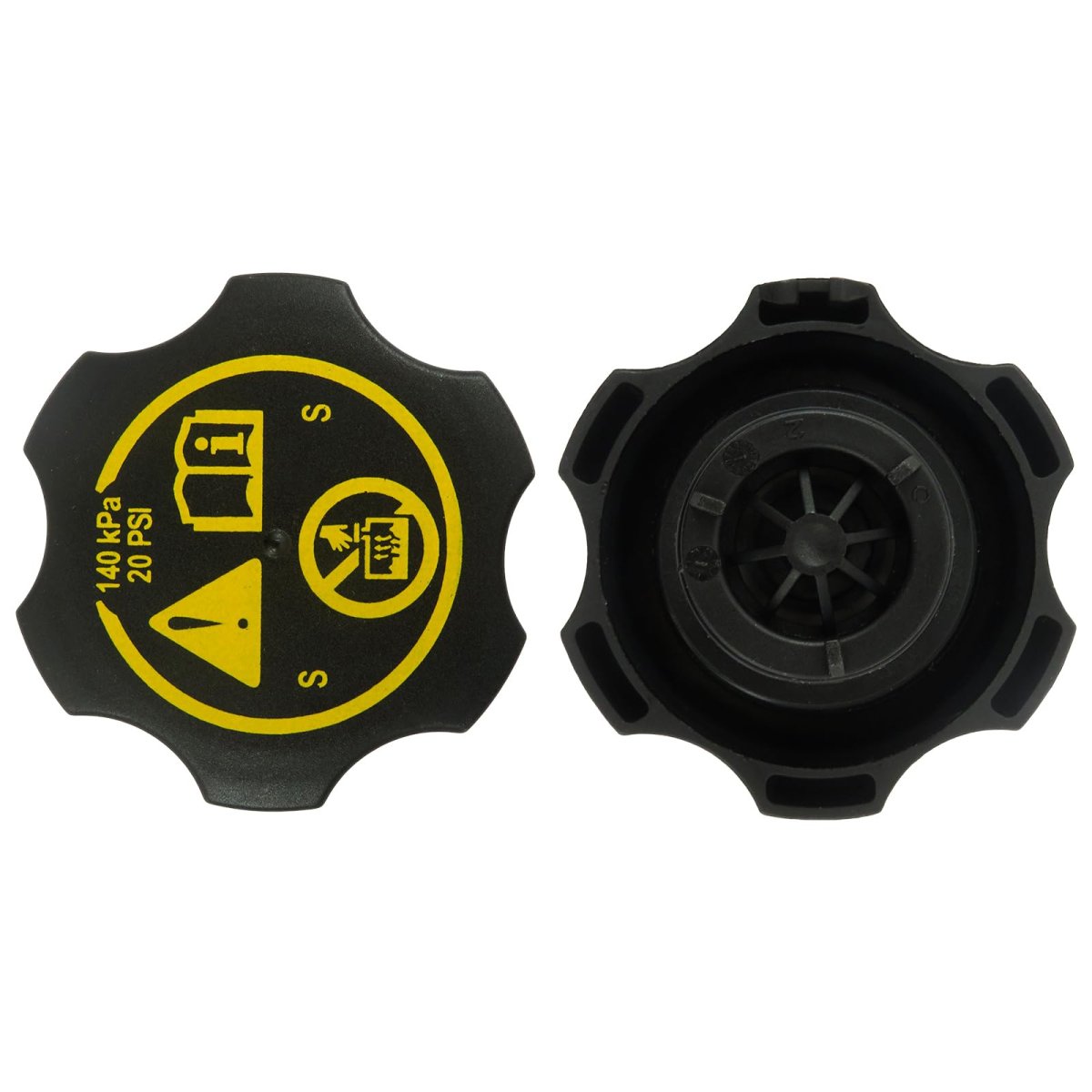 2 Pack Universal Coolant Reservoir Cap For Chevy 2013 2014 Malibu Radiator Surge Tank Replaces 13502353 13502509 68249136aa