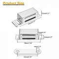 Uxcell 8 Set Magnetic Door Catch Stainless Steel Cabinet Catches 1 77 Closet Latch For Home Kitchen Cupboard Furniture Doors