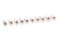 10pc Ddm Tuning T5 1 X 3028 Led Dash Instrument Panel Light Bulbs White 