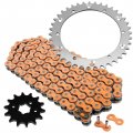 Orange Drive Chain And Sprockets Kit For Yfz450 Yfz450v 2004-2013 