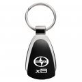 Au-tomotive Gold Tear Drop Key Chain For Toyota Scion Black