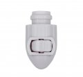 2 Pack -plug In Night Light Modules White Plastic Include Flicker Bulbs Great For Making Your Own Halloween Fall Christmas