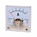 Analog Current Panel Meter Dc 0-5a 91c4 Ammeter For Circuit Testing Charging Battery Ampere Tester Gauge Pack Of 1 