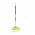 Lurrose Car Wash Brush Chenille Microfiber Mop With Spare Sleeve Stainless Steel Long Handle Retractable Washing For Truck Boat