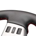 Mewant Hand Sewing Car Steering Wheel Covers Carbon Fiber And Genuine Leather Wrap For Infiniti Fx Fx35 Fx45 2003-2008 Nissan
