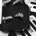 Uxcell 3 Pcs Black Silver Tone Car Metal Gas Clutch Brake Nonslip Pedal Cover