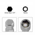 Uxcell 1 4 Quick-change Hex Shank 10mm Magnetic Nut Setter Driver Drill Bit 150mm Length Metric
