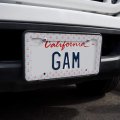 Anchors And Dots Sailing Pattern License Plate Tag Frame