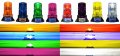 B125ws24 Red 24v 28v Ac Dc 28w Steady-on Light Beacon Emergency Safety Warning 